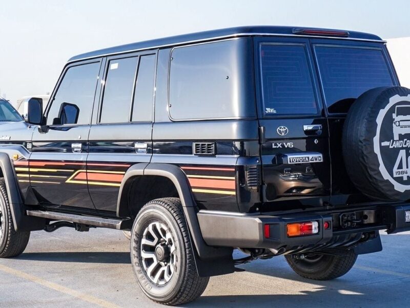 2025 Toyota Land Cruiser 70 LX 4.0 Litres V6 Cylinder Engine Black Tan SUV