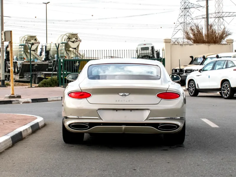 2019 Bentley Continental GT 12 Cylinders Petrol Engine White Beige Coupe