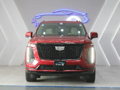 2026 Cadillac Escalade Sport Platinum 6.2L V8 Engine Red White SUV AWD