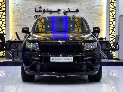 2012 Jeep Grand Cherokee Srt8 8 Cylinder Petrol Engine Black Red SUV GCC