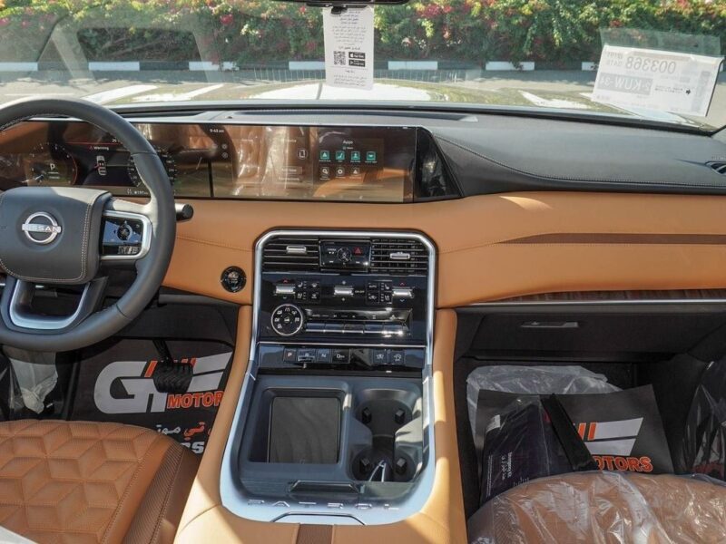 2025 Nissan Patrol Platinum 3.5-litre V6 Twin-Turbo Black Tan SUV GCC Specs