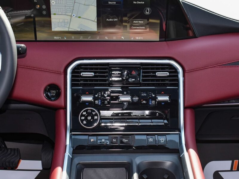 2025 Nissan Patrol Platinum 3.5-litre V6 Twin-Turbo Grey Red SUV GCC Specs