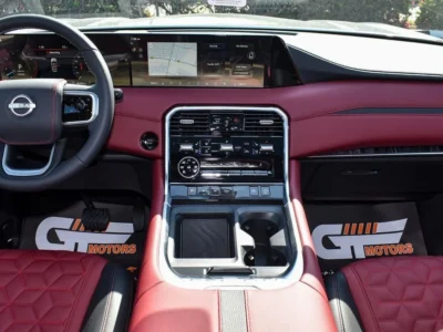 2025 Nissan Patrol Platinum 3.5-litre V6 Twin-Turbo Grey Red SUV GCC Specs