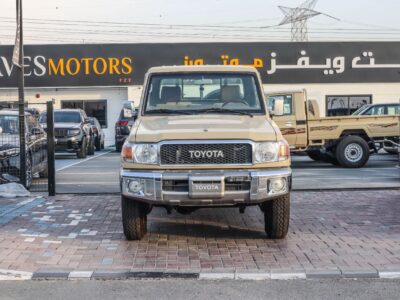 2021 Toyota Land Cruiser 70 Series Single Cab 4.0L 6 Cylinders Petrol Beige Truck