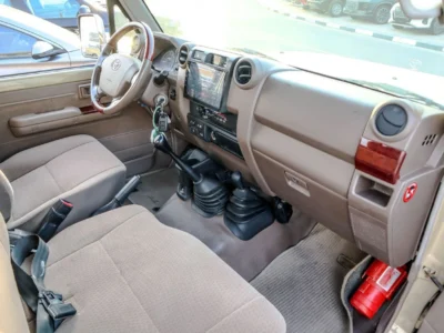 2021 Toyota Land Cruiser 70 Series Single Cab 4.0L 6 Cylinders Petrol Beige Truck