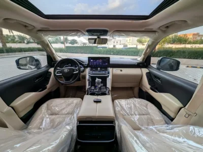 2022 TOYOTA LAND CRUISER DIESEL 6 Cylinders TWIN TURBO GXR White Beige SUV