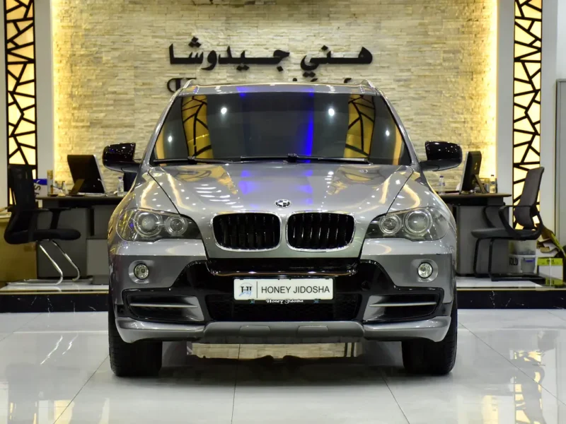 2008 BMW X5 4.8i 8 Cylinder Petrol Engine Grey Brown SUV GCC Specs