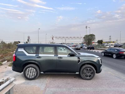 2025 NISSAN PATROL SE PLATINUM 3.8L V6 Engine Green Tan SUV FULL OPTION