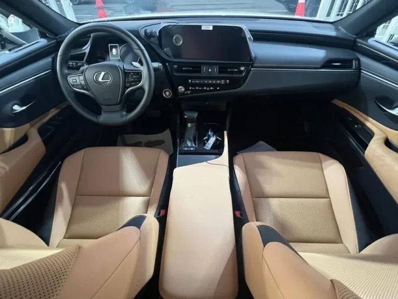 2024 Lexus ES300h 2.5 Litres 4 Cylinder Hybrid Engine White Tan Sedan FWD