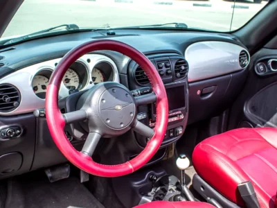 2005 Chrysler PT Cruiser Limited 4 Cylinder Petrol Engine Silver Red Coupe