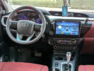 2019 Toyota Hilux Double Cab GLX AWD P 2.4 V4 DIESEL White Red Pick UP