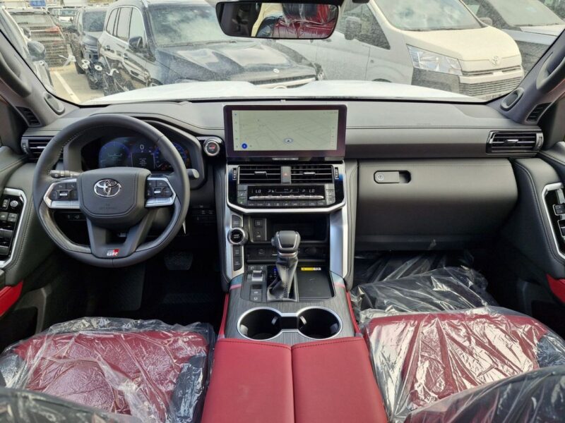 2026 TOYOTA LAND CRUISER GRS 3.3L 6 Cylinder Petrol Engine Black Red SUV