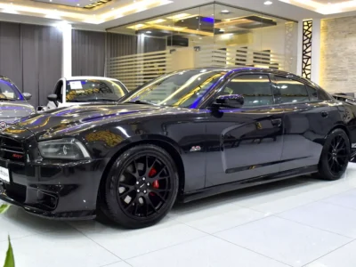 2013 Dodge Charger Srt8 8 Cylinders Petrol Engine Black Red Sedan GCC