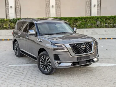 2017 NISSAN PATROL FACELIFTED 2024 SE PLATINUM V6 4.0L Grey Brown SUV GCC