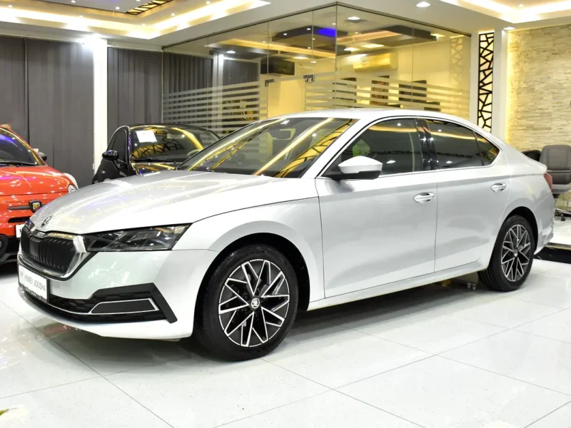 2021 Skoda Octavia Active 4 Cylinders Petrol Engine Silver Black Sedan GCC