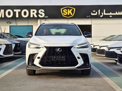 2024 Lexus NX350 F SPORT TURBO CHARGED 4 Cylinders Engine White Red SUV GCC