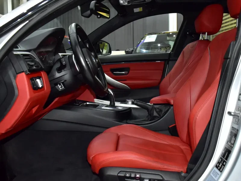 2016 BMW 4-Series 435i Gran Coupe 6 Cylinder Petrol Engine Silver Red Sedan