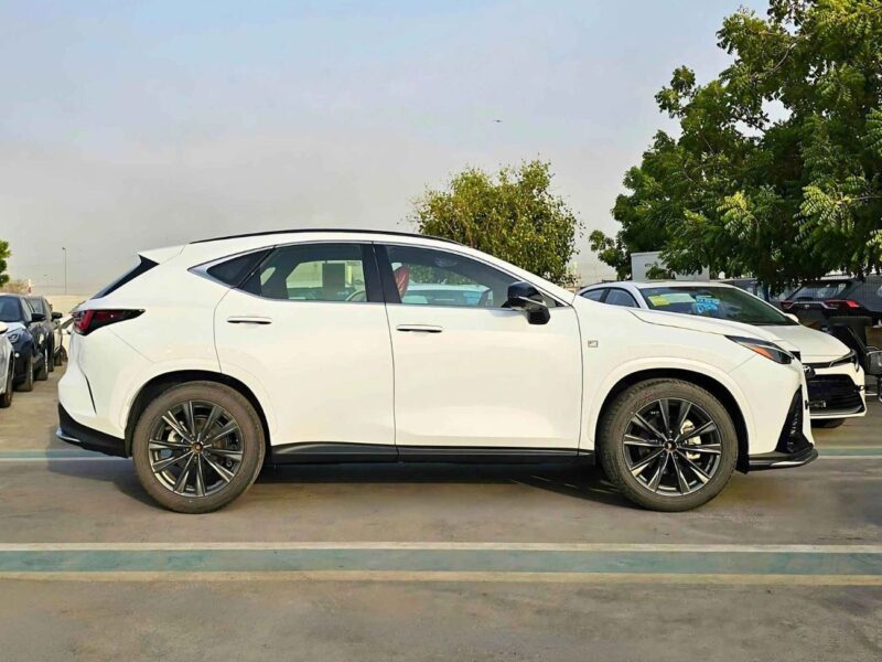 2024 Lexus NX350 F SPORT TURBO CHARGED 4 Cylinders Engine White Red SUV GCC
