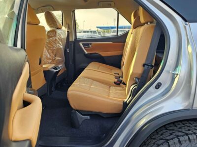 2024 Toyota Fortuner 4.0 Litres V6 Engine PETROL Silver Tan SUV GCC Specs
