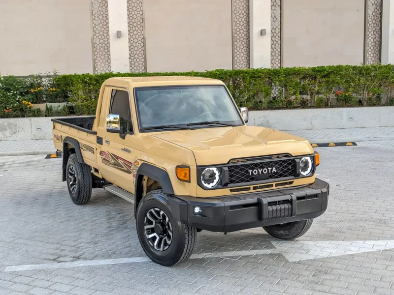 2014 Toyota Land Cruiser 79 series LX V6 8 Cylinders Engine Beige Brown Truck