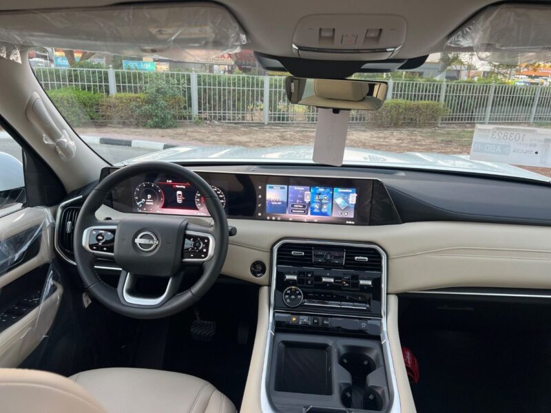 2026 Nissan Patrol LE T2 3.5 L 6 Cylinders Petrol Engine White Beige SUV