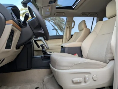 2022 Toyota Prado Adventure 6 Cylinders Petrol Engine Silver Beige SUV GCC