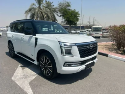 2026 Nissan Patrol LE Platinum City 3.5L Twin-Turbocharged V6 White Red SUV