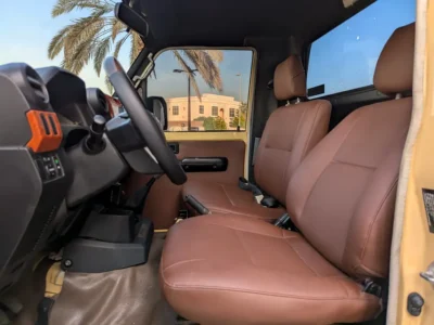 2014 Toyota Land Cruiser 79 series LX V6 8 Cylinders Engine Beige Brown Truck