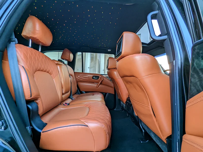 2010 NISSAN PATROL FACELIFTED 2023 V8 Black Brown SUV GCC Specs