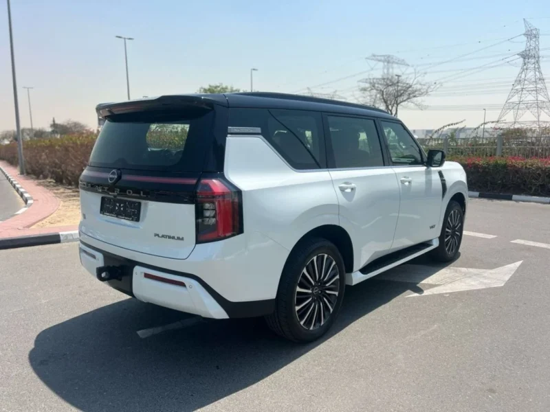2026 Nissan Patrol LE Platinum City 3.5L Twin-Turbocharged V6 White Red SUV