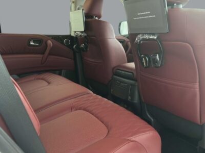 2024 Nissan Patrol Platinum LE 5.6 Liters 8 Cylinders Engine White Red SUV