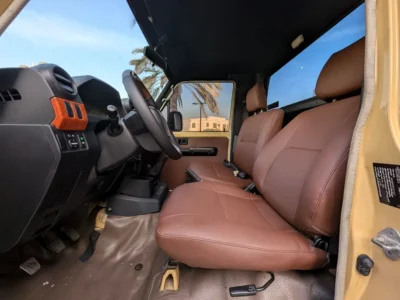 2014 Toyota Land Cruiser 79 series LX V6 8 Cylinders Engine Beige Brown Truck