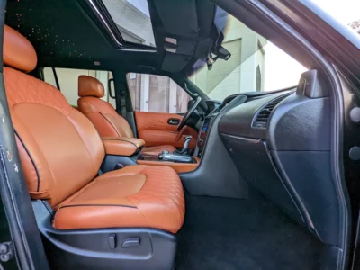 2010 NISSAN PATROL FACELIFTED 2023 V8 Black Brown SUV GCC Specs