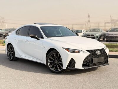 2025 LEXUS IS 350 F-SPORT 3.5 Litres V6 Engine White Black Sedan USA Specs