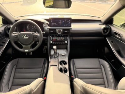 2025 LEXUS IS 350 F-SPORT 3.5 Litres V6 Engine White Black Sedan USA Specs