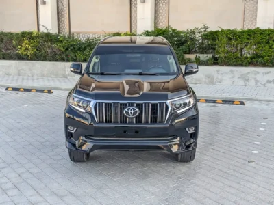 2019 Toyota Prado TXL V4 2.7L Black Brown SUV GCC IN EXCELLENT CONDITION
