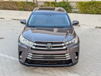 2019 TOYOTA HIGHLANDER LIMITED 3.5 Litres V6 Hybrid Engine Grey Brown SUV