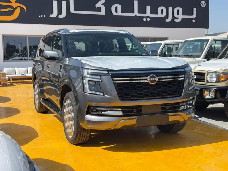 2026 Nissan Patrol Platinum 3.5L Turbo 6 Cylinder Petrol Engine Grey Red SUV GCC