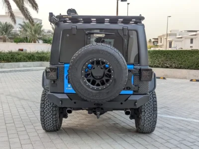 2015 Jeep Wrangler Unlimited 1941 Edition 6 Cylinders Engine Blue Black SUV GCC