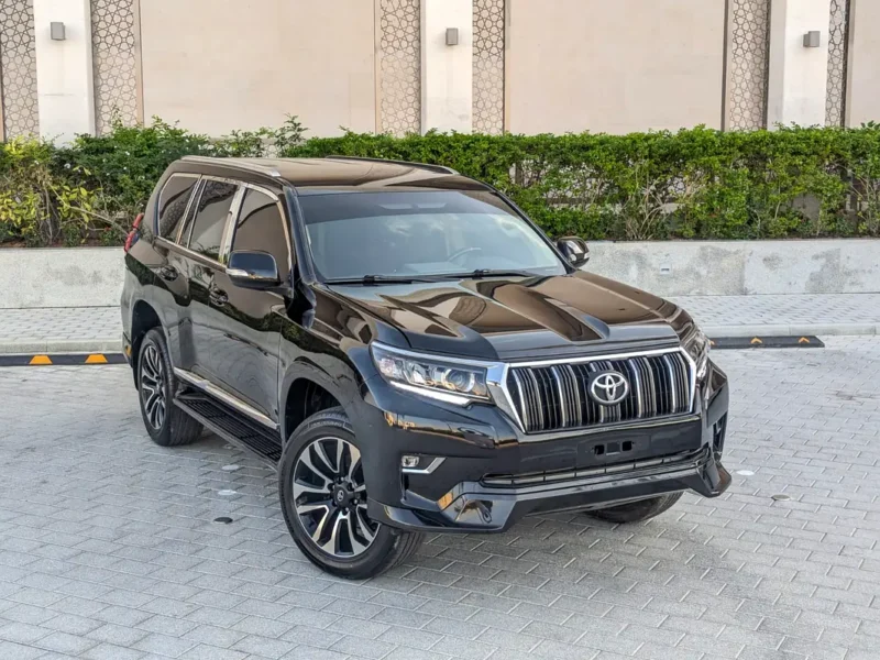 2019 Toyota Prado TXL V4 2.7L Black Brown SUV GCC IN EXCELLENT CONDITION