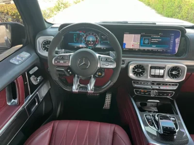2022 Mercedes-Benz AMG G 63 BRABUS 700 4.0-liter V8 Biturbo Grey Red SUV GCC