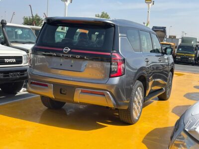 2026 Nissan Patrol Platinum 3.5L Turbo 6 Cylinder Petrol Engine Grey Red SUV GCC