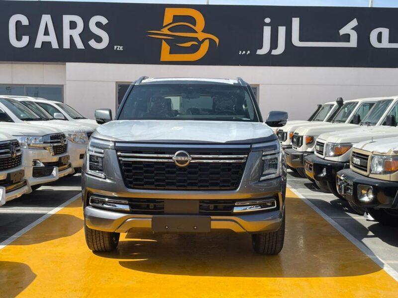 2026 Nissan Patrol Platinum 3.5L Turbo 6 Cylinder Petrol Engine Grey Red SUV GCC