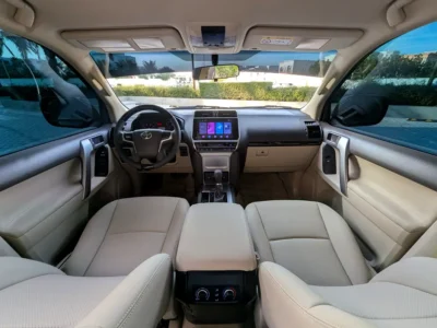 2023 Toyota Prado TXL V4 2.7L Black Beige SUV GCC IN EXCELLENT CONDITION