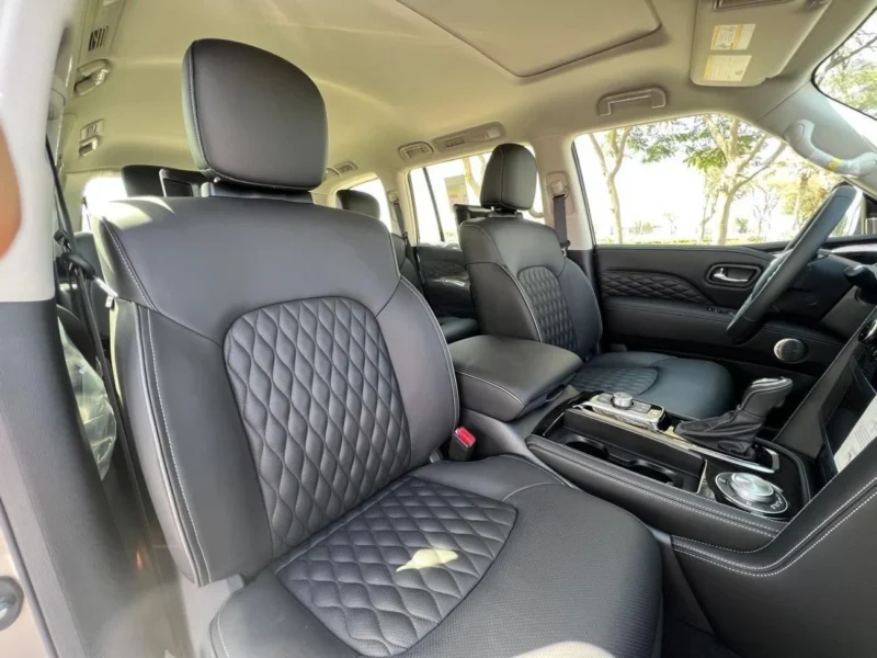 2024 Infiniti QX80 Luxury 5.6 Litres 8 Cylinder Petrol Engine White Black SUV