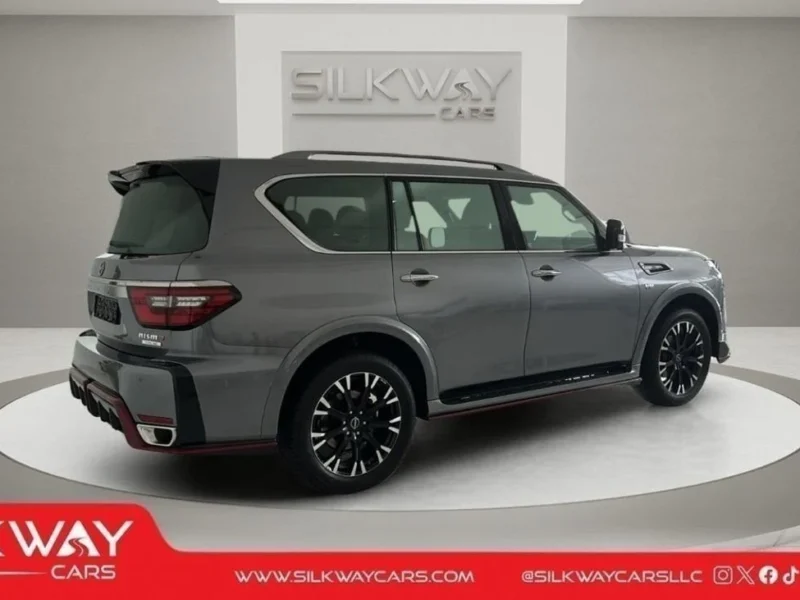 2024 Nissan Patrol NISMO 8 Cylinders Petrol Engine Grey Red SUV GCC Specs