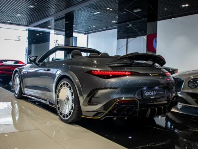 2022 Mercedes-Benz SL-Class SL 63 AMG 8 Cylinders Engine Grey Black Convertible