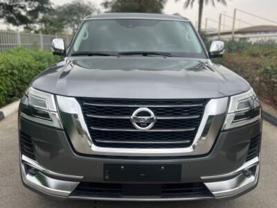 2021 Nissan Patrol LE PLATINUM 6 Cylinders Petrol Engine Grey Orange SUV GCC Specs