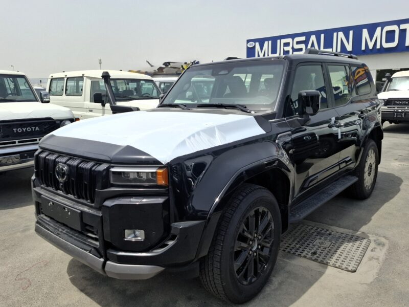 2025 Toyota Prado Luxury 2.4L Turbocharged 4-cylinder Petrol Engine Black SUV