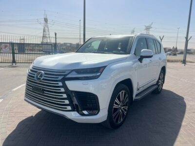 2025 Lexus LX 600 Signature 3.5 Litres 6 Cylinders Engine White Tan SUV GCC Specs